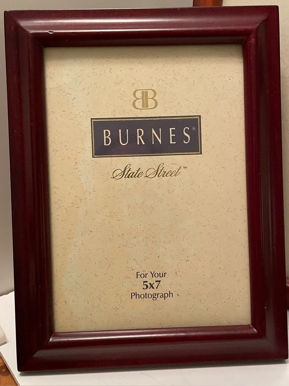 Burnes Of Boston State Street Wood Photo Frames Lot Of 2 5x7‎ And 8x10